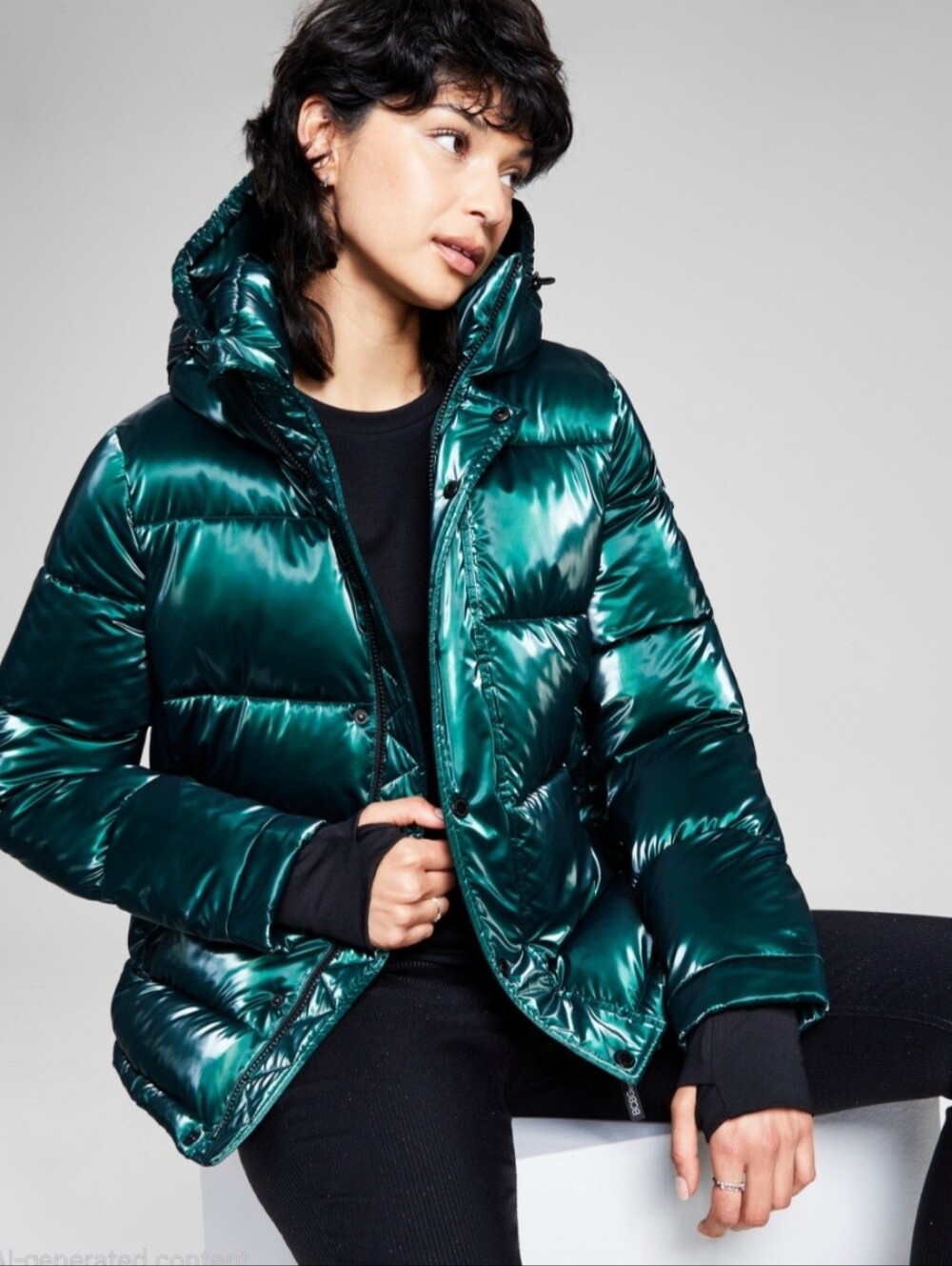BCBGeneration Plus Size hooded puffer coat size 3xl